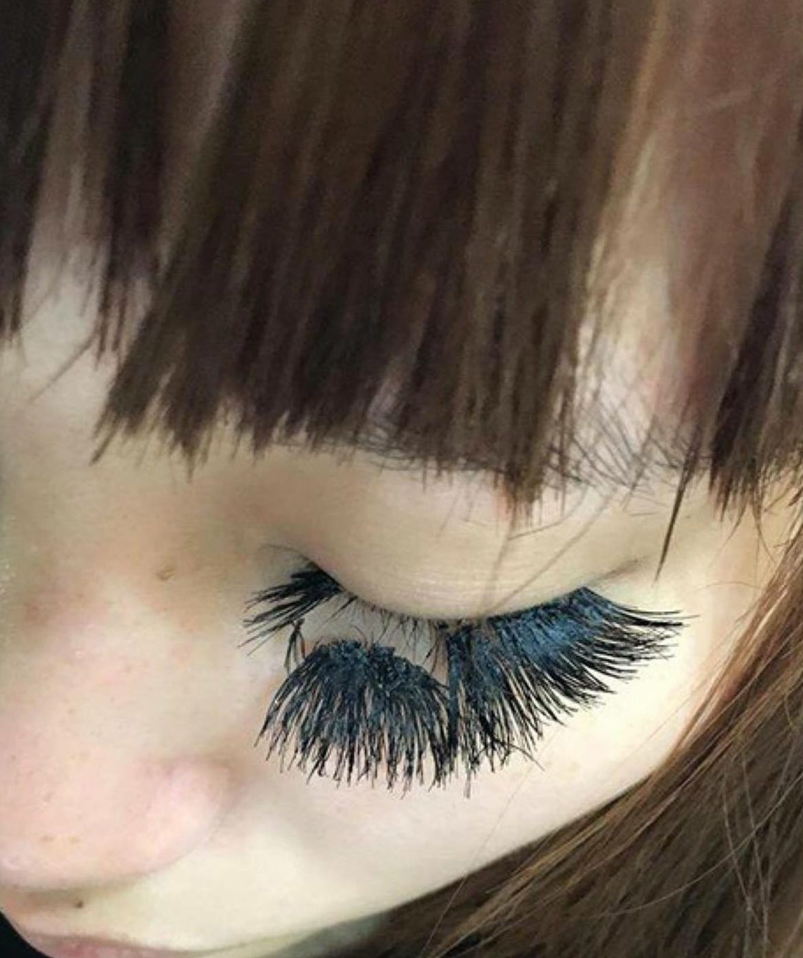 SAY NO With CLUSTER EYELASHES 